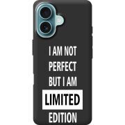 Черный чехол BoxFace Apple iPhone 16 Limited Edition