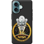 Черный чехол BoxFace Apple iPhone 16 NASA Spaceship