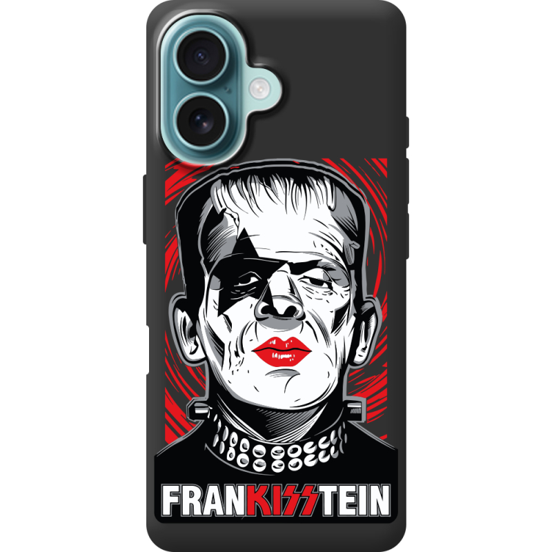 Черный чехол BoxFace Apple iPhone 16 Frankisstein