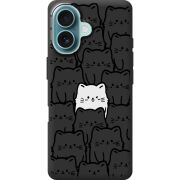 Черный чехол BoxFace Apple iPhone 16 