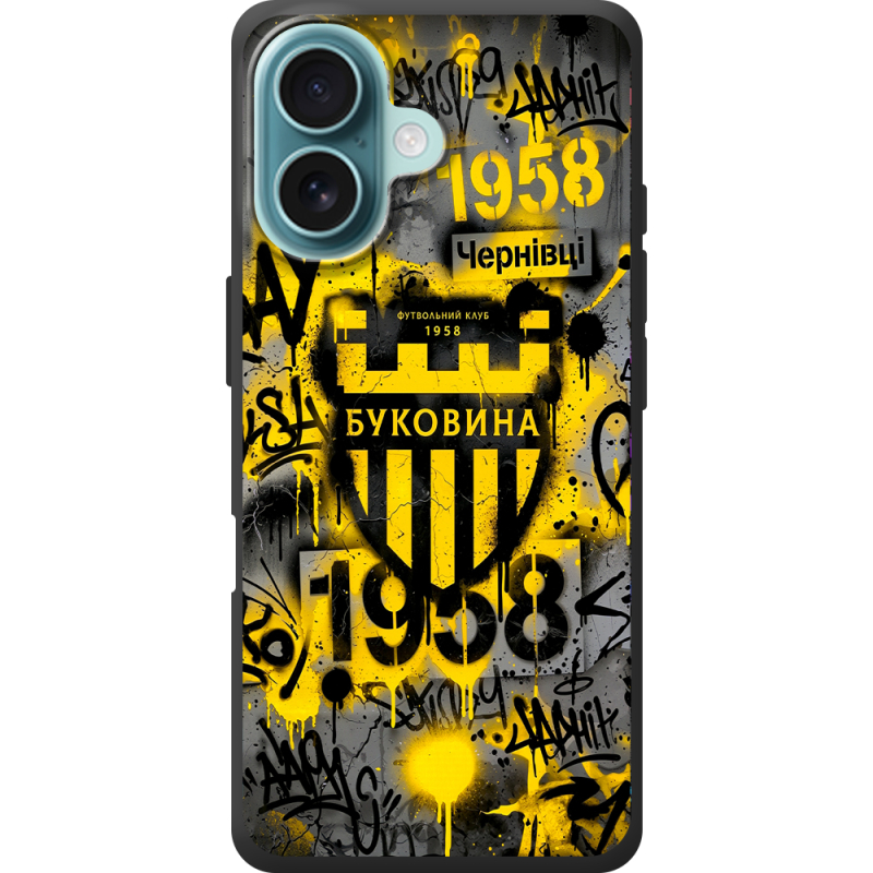 Черный чехол BoxFace Apple iPhone 16 