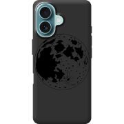 Черный чехол BoxFace Apple iPhone 16 Planet