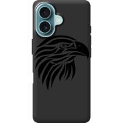 Черный чехол BoxFace Apple iPhone 16 Eagle