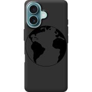 Черный чехол BoxFace Apple iPhone 16 Earth