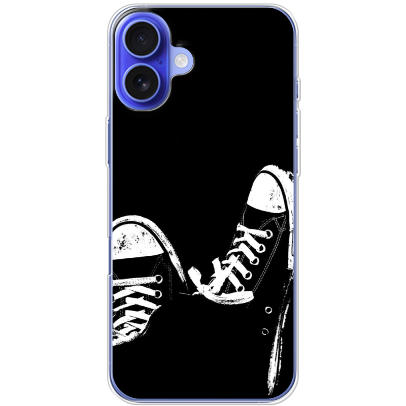 Чехол BoxFace Apple iPhone 16 Plus Black Sneakers