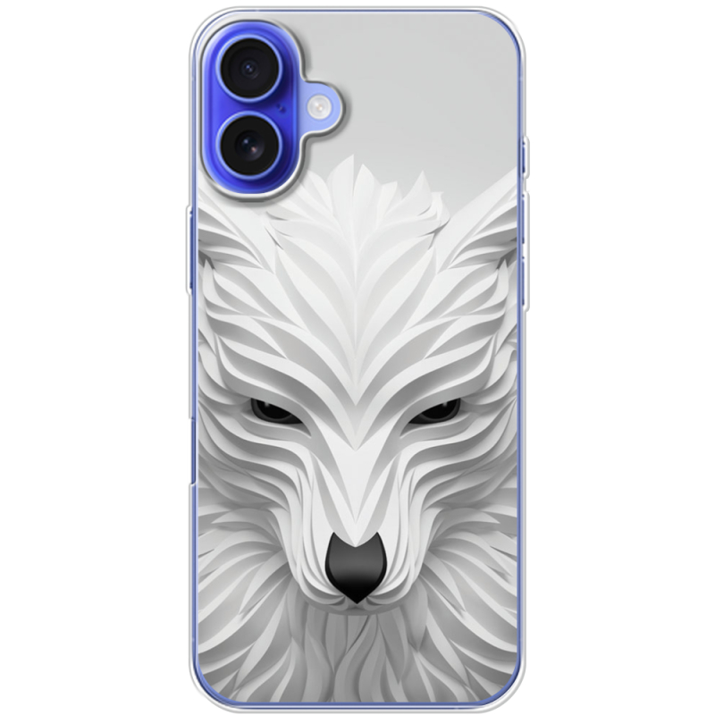 Чехол BoxFace Apple iPhone 16 Plus White Wolf