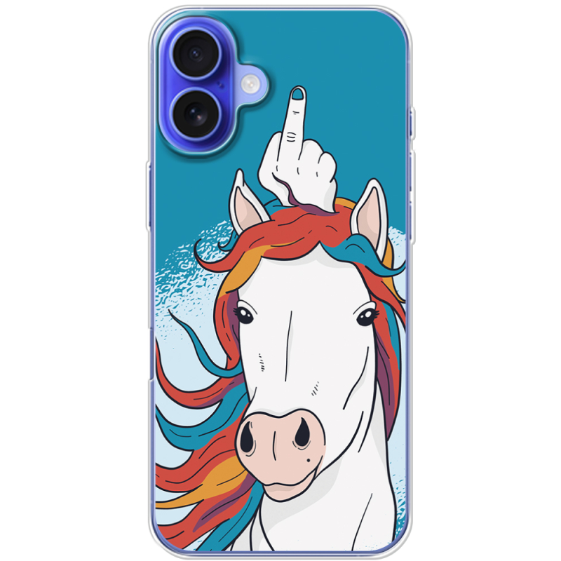 Чехол BoxFace Apple iPhone 16 Plus Fuck Unicorn