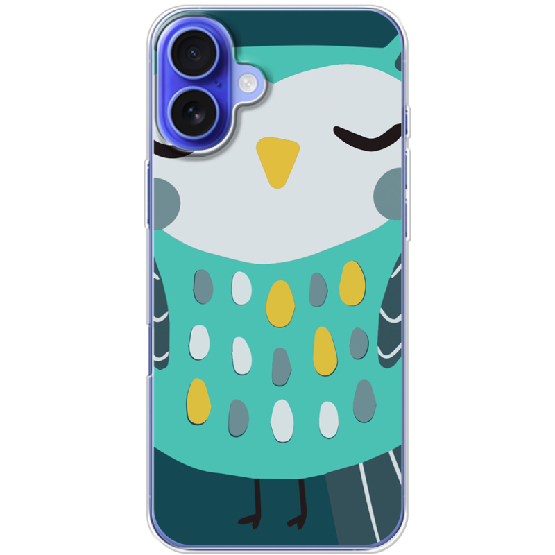 Чехол BoxFace Apple iPhone 16 Plus Green Owl