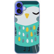 Чехол BoxFace Apple iPhone 16 Plus Green Owl