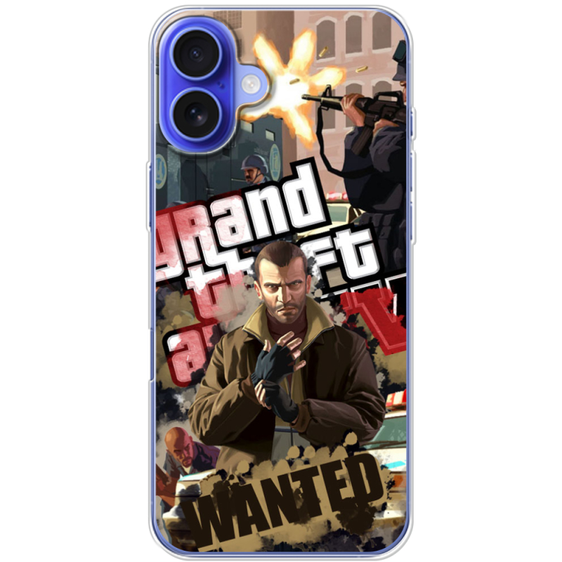 Чехол BoxFace Apple iPhone 16 Plus GTA 4