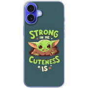 Чехол BoxFace Apple iPhone 16 Plus Strong in me Cuteness is