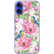 Чехол BoxFace Apple iPhone 16 Plus Birds and Flowers