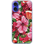 Чехол BoxFace Apple iPhone 16 Plus Tropical Flowers