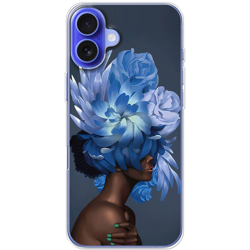 Чехол BoxFace Apple iPhone 16 Plus Exquisite Blue Flowers