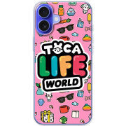 Чехол BoxFace Apple iPhone 16 Plus Toca Boca Life World