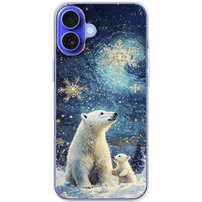 Чехол BoxFace Apple iPhone 16 Plus Північні ведмеді