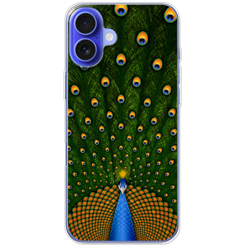 Чехол BoxFace Apple iPhone 16 Plus Peacocks Tail