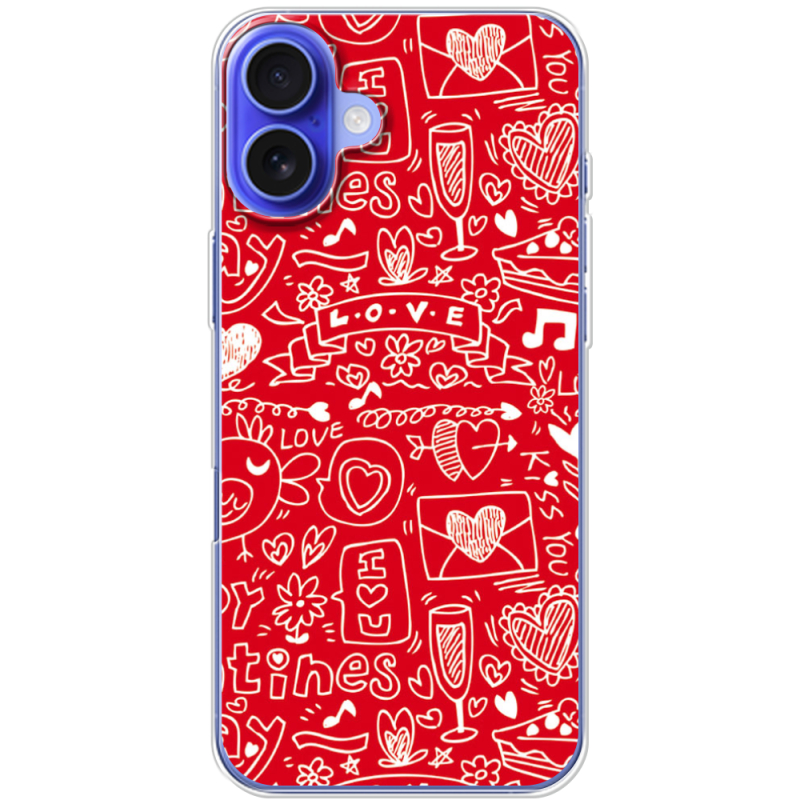 Чехол BoxFace Apple iPhone 16 Plus Happy Valentines