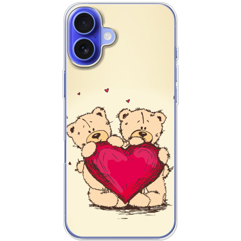 Чехол BoxFace Apple iPhone 16 Plus Teddy Bear Love