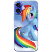 Чехол BoxFace Apple iPhone 16 Plus My Little Pony Rainbow Dash