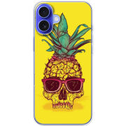 Чехол BoxFace Apple iPhone 16 Plus Pineapple Skull