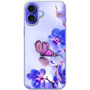 Чехол BoxFace Apple iPhone 16 Plus Orchids and Butterflies