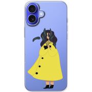 Прозрачный чехол BoxFace Apple iPhone 16 Plus Just a Girl