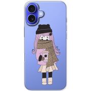 Прозрачный чехол BoxFace Apple iPhone 16 Plus Winter Morning Girl