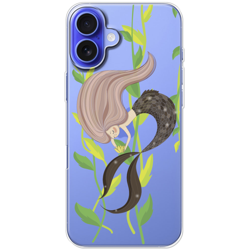 Прозрачный чехол BoxFace Apple iPhone 16 Plus Cute Mermaid