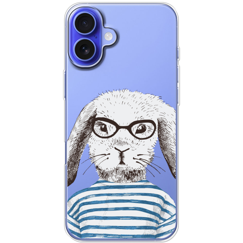 Прозрачный чехол BoxFace Apple iPhone 16 Plus MR. Rabbit