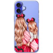 Прозрачный чехол BoxFace Apple iPhone 16 Plus Mouse Girls