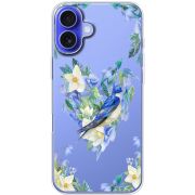 Прозрачный чехол BoxFace Apple iPhone 16 Plus Spring Bird