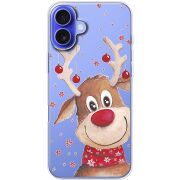 Прозрачный чехол BoxFace Apple iPhone 16 Plus Winter Deer