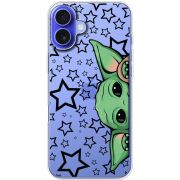 Прозрачный чехол BoxFace Apple iPhone 16 Plus Baby Yoda