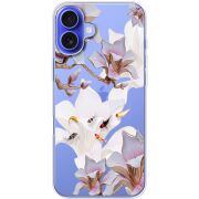 Прозрачный чехол BoxFace Apple iPhone 16 Plus Chinese Magnolia