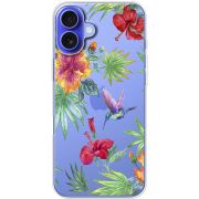 Прозрачный чехол BoxFace Apple iPhone 16 Plus Tropical