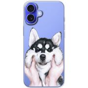 Прозрачный чехол BoxFace Apple iPhone 16 Plus Husky