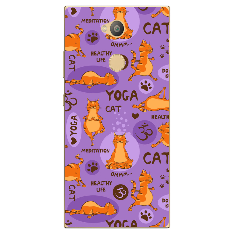 Чехол Uprint Sony Xperia L2 H4311 Yoga Cat