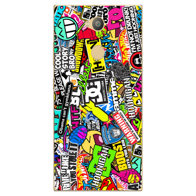 Чехол Uprint Sony Xperia L2 H4311 Multicolored Inscriptions