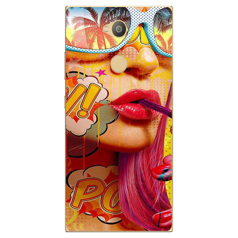 Чехол Uprint Sony Xperia L2 H4311 Yellow Girl Pop Art