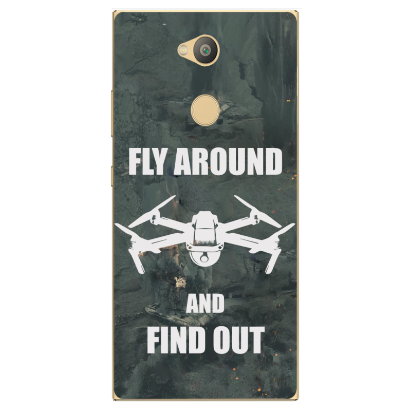 Чехол Uprint Sony Xperia L2 H4311 Дрон Fly Around