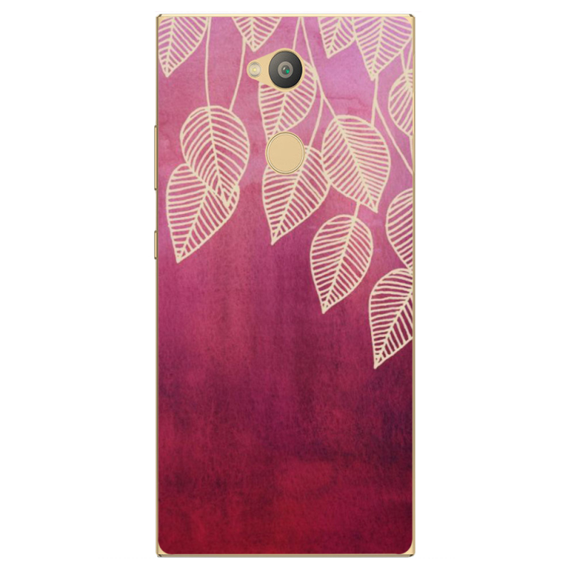 Чехол Uprint Sony Xperia L2 H4311 Gold Leaves