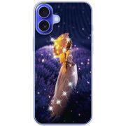 Чехол со стразами Apple iPhone 16 Plus Girl with Umbrella