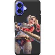 Черный чехол BoxFace Apple iPhone 16 Plus Happy Harley Quinn