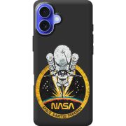 Черный чехол BoxFace Apple iPhone 16 Plus NASA Spaceship