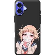 Черный чехол BoxFace Apple iPhone 16 Plus Himiko Toga Smile