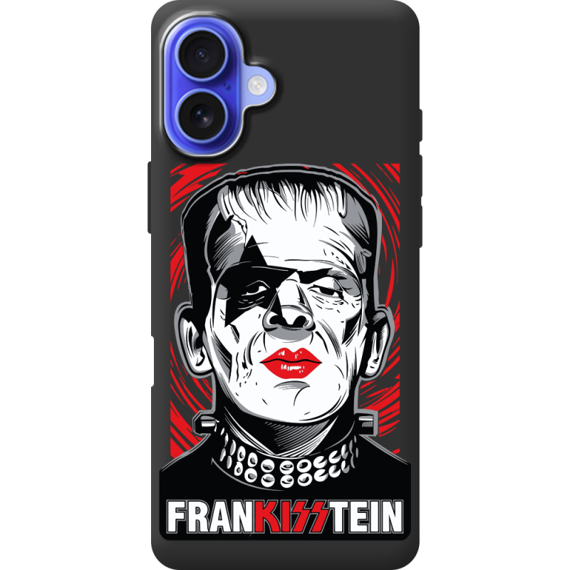 Черный чехол BoxFace Apple iPhone 16 Plus Frankisstein