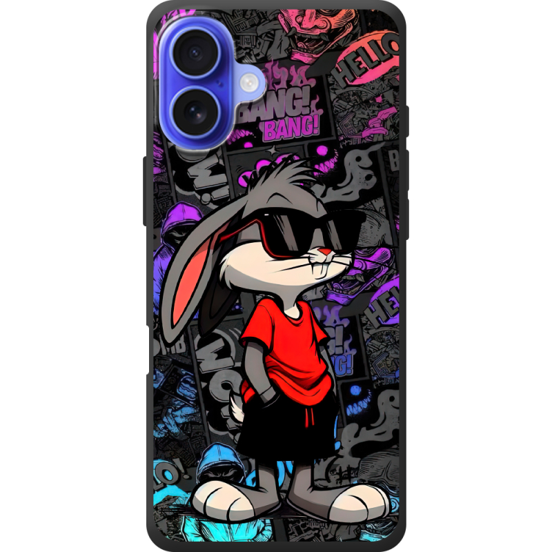 Черный чехол BoxFace Apple iPhone 16 Plus Малий вухань