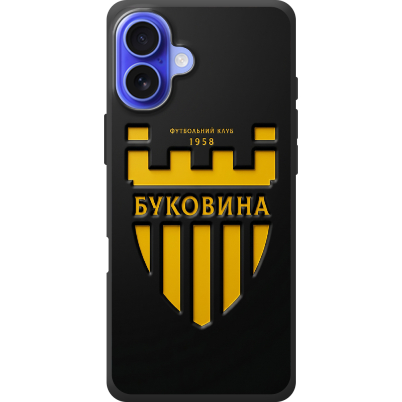Черный чехол BoxFace Apple iPhone 16 Plus 