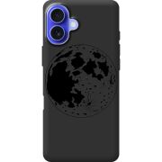 Черный чехол BoxFace Apple iPhone 16 Plus Planet